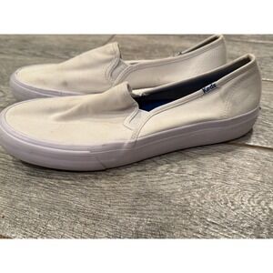 Keds Double Decker Canvas Low Walking Shoes Loafers Dream Foam size 9‎ Slip Ons